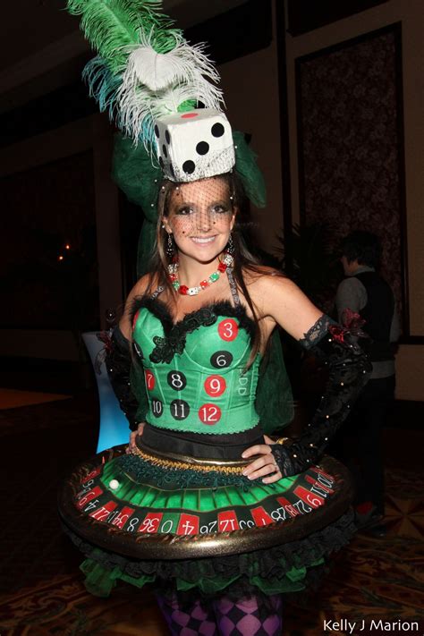 woman casino theme party dress  March 24, 2010